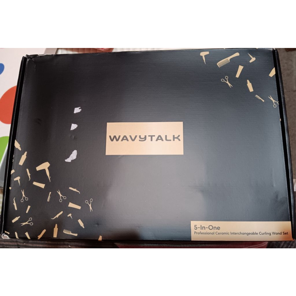 Wavytalk 5 in 1 Curling Iron Wand Set Brush & 4 Interchangeable Ceramic Wands - Picture 11 of 14